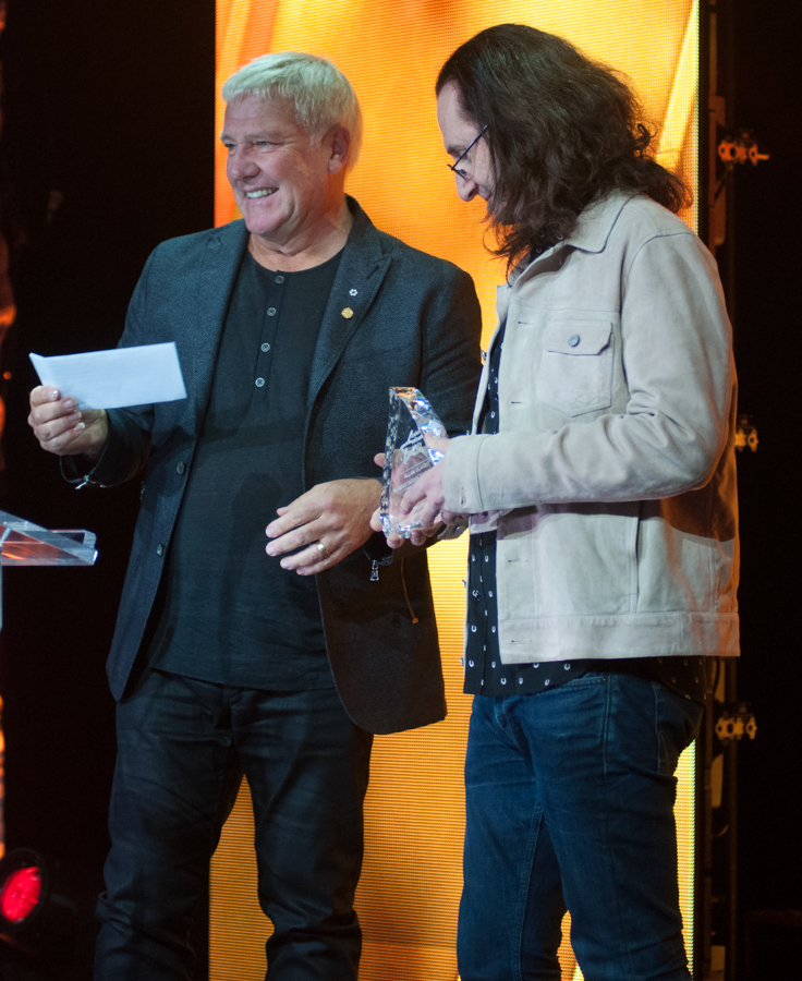 CMW 2017 - Canadian Music Week 2017 - CMBIA - Canadian Music and Broadcast Awards - Alex Lifeson and Geddy Lee