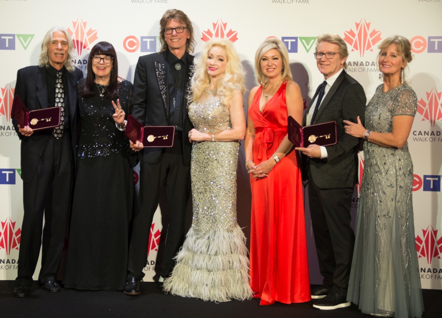 2019 CWOF Canada Walk Of Fame - Triumph Gil Moore, Rik Emmett, Mike Levine Bonnie Crombie