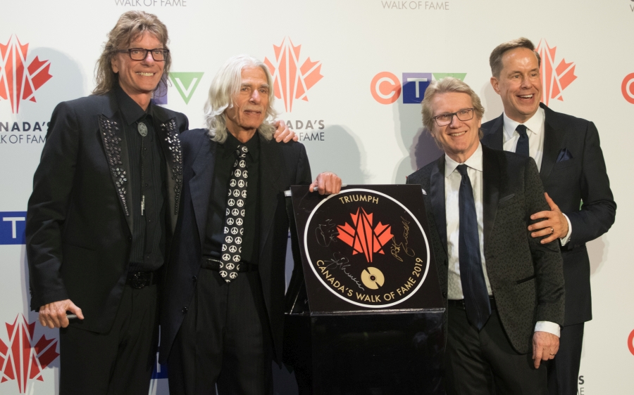 2019 CWOF Canada Walk Of Fame - Triumph Gil Moore, Rik Emmett, Mike Levine