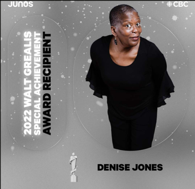 2022 Walt Grealis Special Achievement JUNO Award - Denise Jones