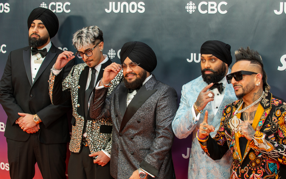 2025 JUNO Awards Orange Carpet - GMINXR, Chani Natton, Inderpal Moga and Jazzy B