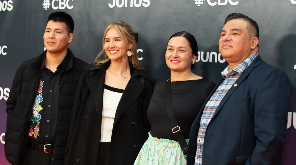2025 JUNO Awards Orange Carpet - Black Bear Singers