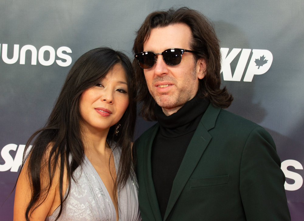 2025 JUNO Awards Orange Carpet - Lara Wong and Melón Jimenez