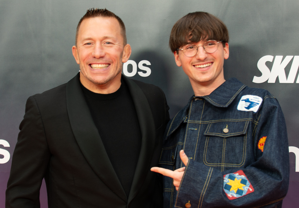 2025 JUNO Awards Orange Carpet - Georges St-Pierre and Fredz