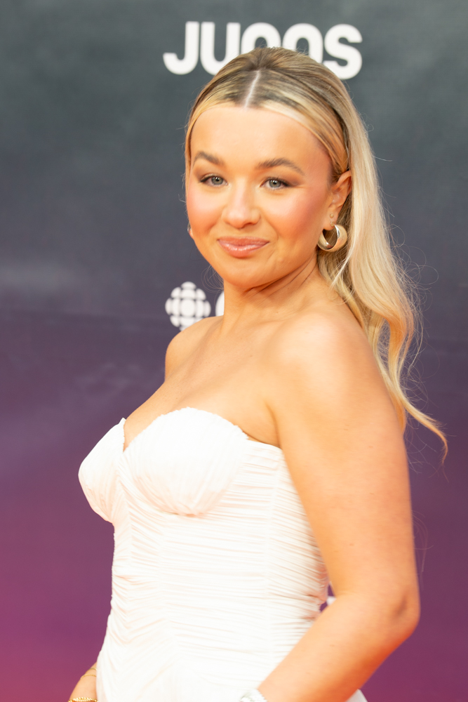 2025 JUNO Awards Orange Carpet - Torri Webster