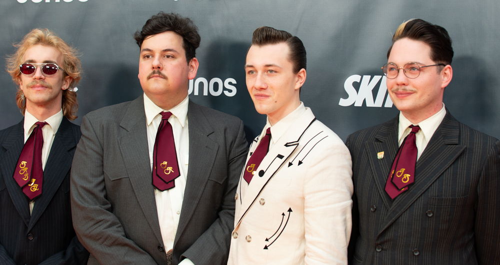 2025 JUNO Awards Orange Carpet - Jake Vaadeland and The Sturgeoon River Boys