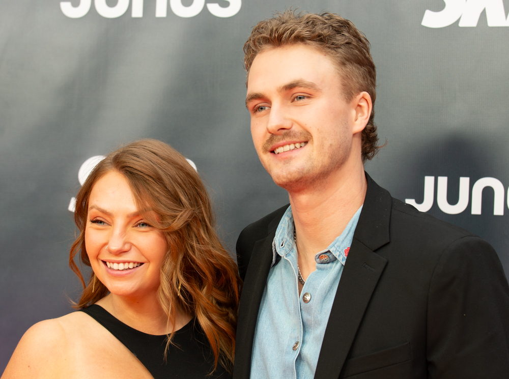 2025 JUNO Awards Orange Carpet - Owen Riegling