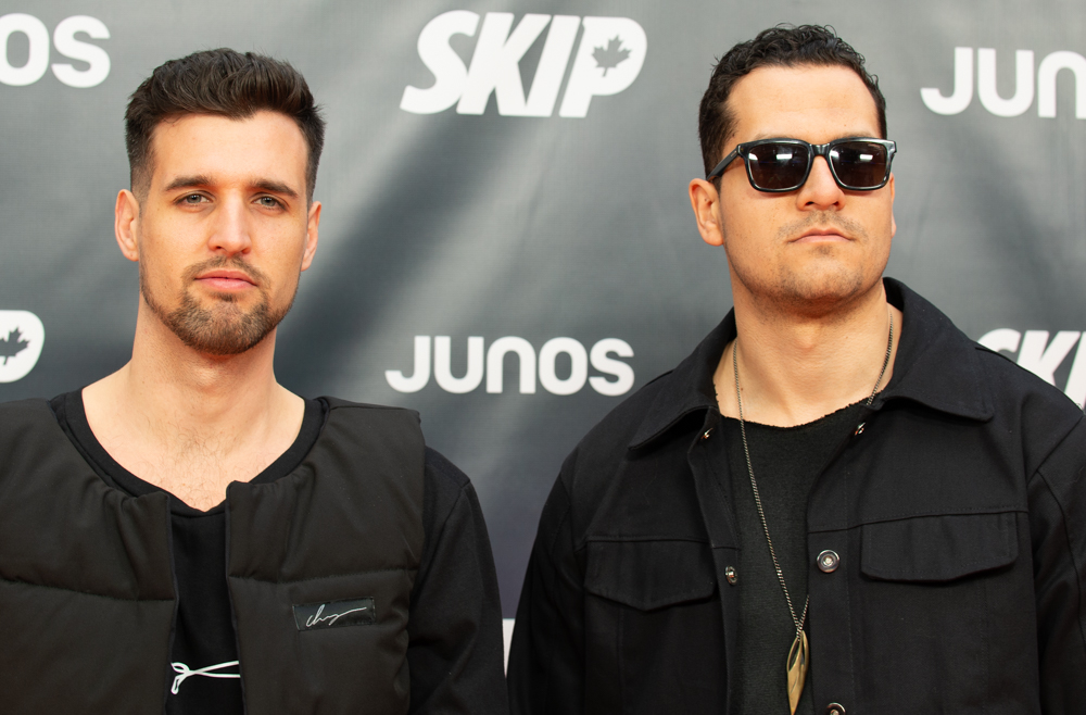 2025 JUNO Awards Orange Carpet - Hicky and Kalo