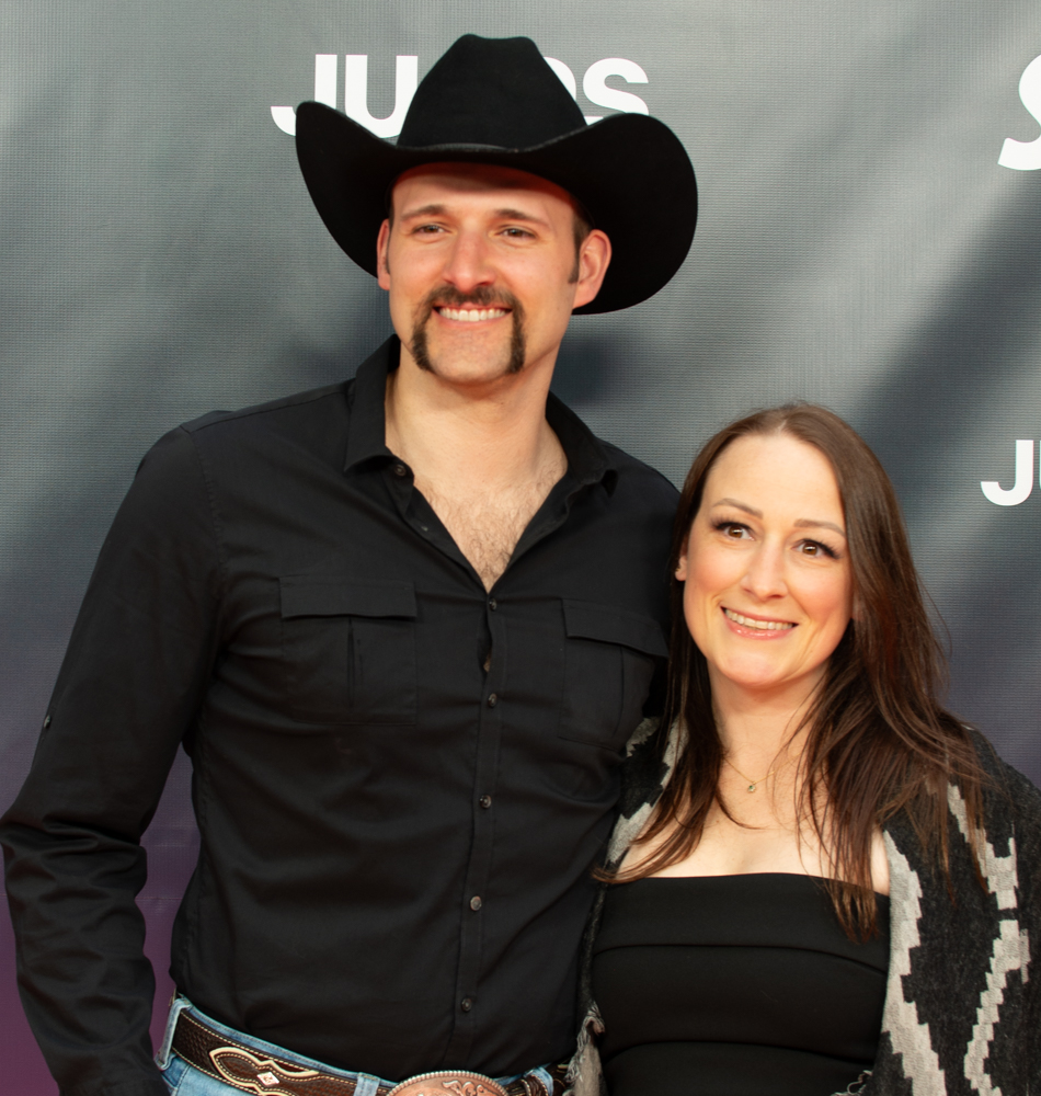 2025 JUNO Awards Orange Carpet - Corey Scott and Kaitlyn Davies