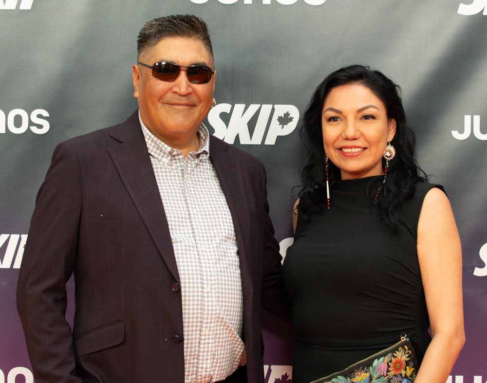 2025 JUNO Awards Orange Carpet - Raven Prince and Zrake Stephens