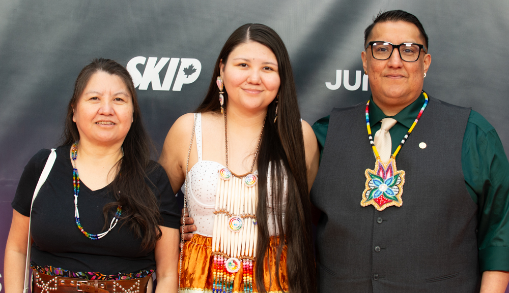 2025 JUNO Awards Orange Carpet - Cree Confederation
