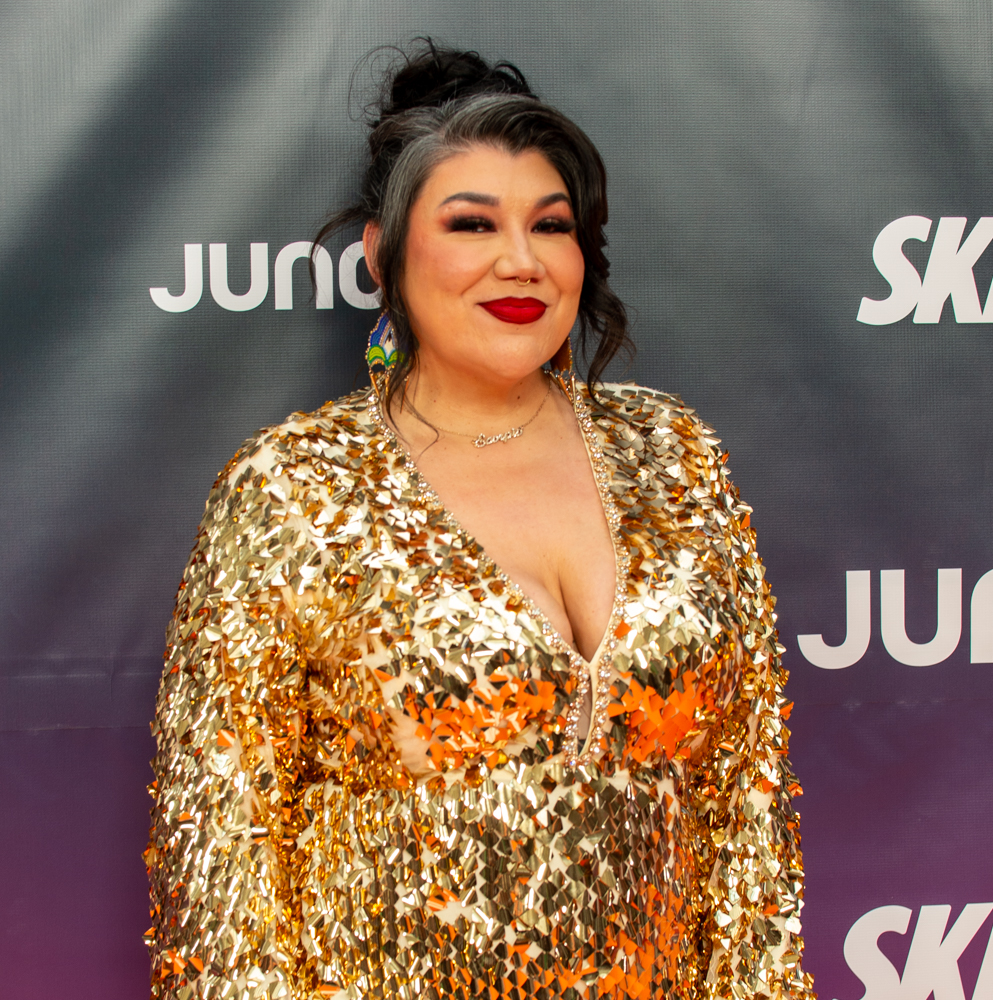 2025 JUNO Awards Orange Carpet - Celeigh Cardinal