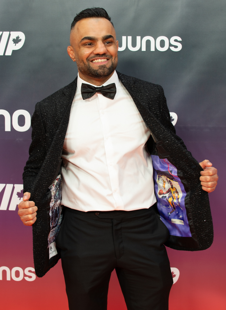 2025 JUNO Awards Orange Carpet - Gary Mangat