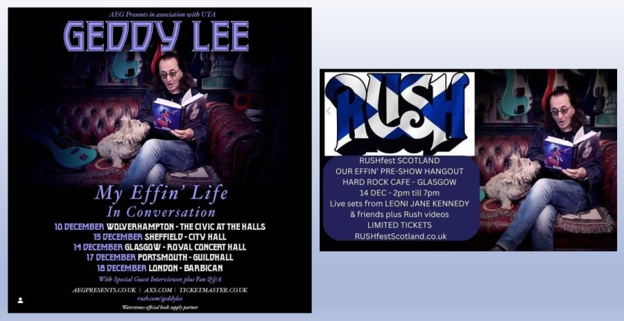 RUSHfest Scotland - OUR EFFIN' PRE-SHOW HANGOUT - Glasgow Hard Rock
