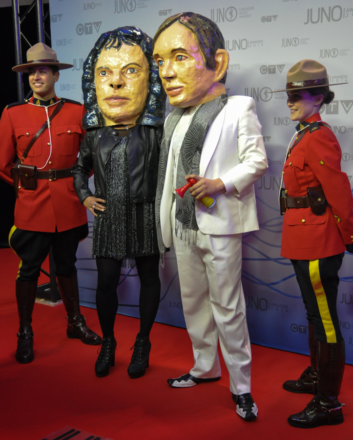 2014 Juno Awards - Red Carpet Arcade Fire Bobbleheads