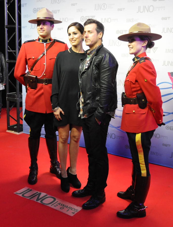 2014 Juno Awards - Red Carpet Chantal Kreviazuk and Raine Maida - Allan Waters Humanitarian Award