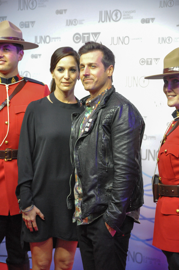 2014 Juno Awards - Red Carpet Chantal Kreviazuk and Raine Maida - Allan Waters Humanitarian Award