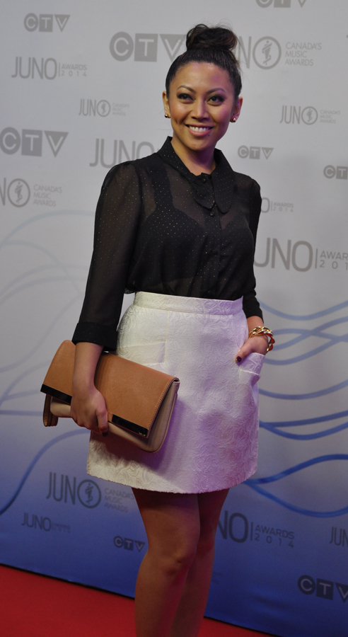 2014 Juno Awards - Red Carpet Joanna Borromeo