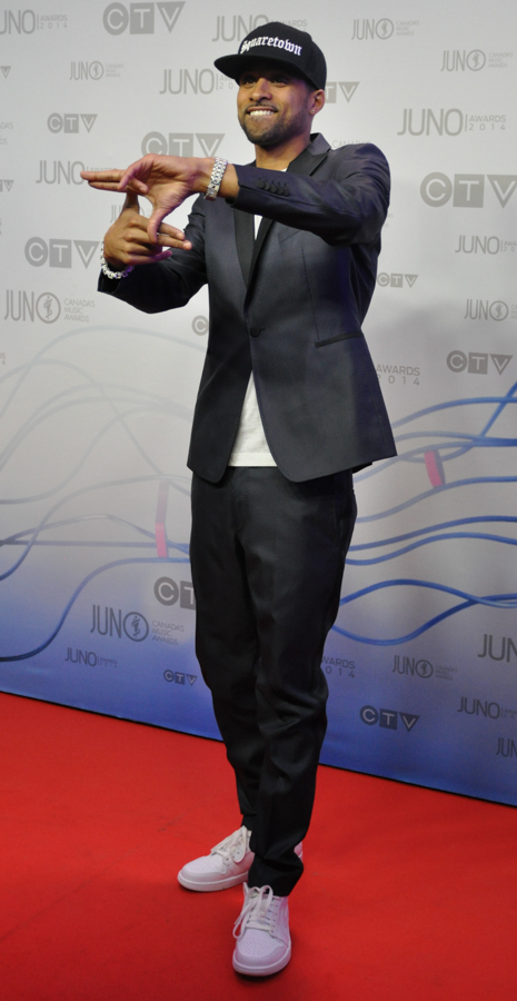 2014 Juno Awards - Red Carpet JRDN - WINNER R&B/Soul Recording  of the Year