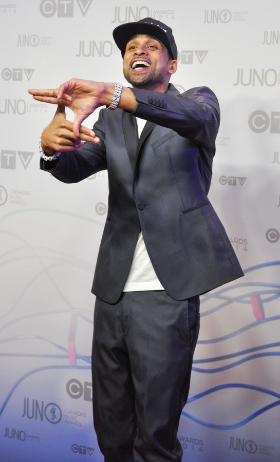 2014 Juno Awards - Red Carpet JRDN - WINNER R&B/Soul Recording  of the Year