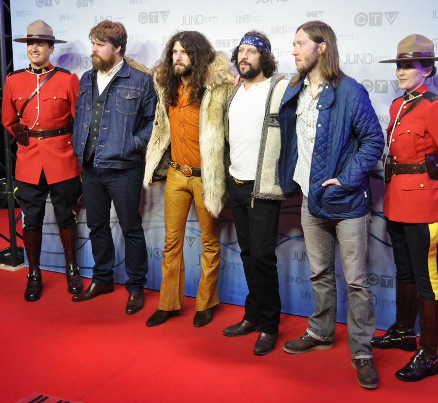 2014 Juno Awards - Red Carpet The Sheepdogs - WINNER Video of the Year