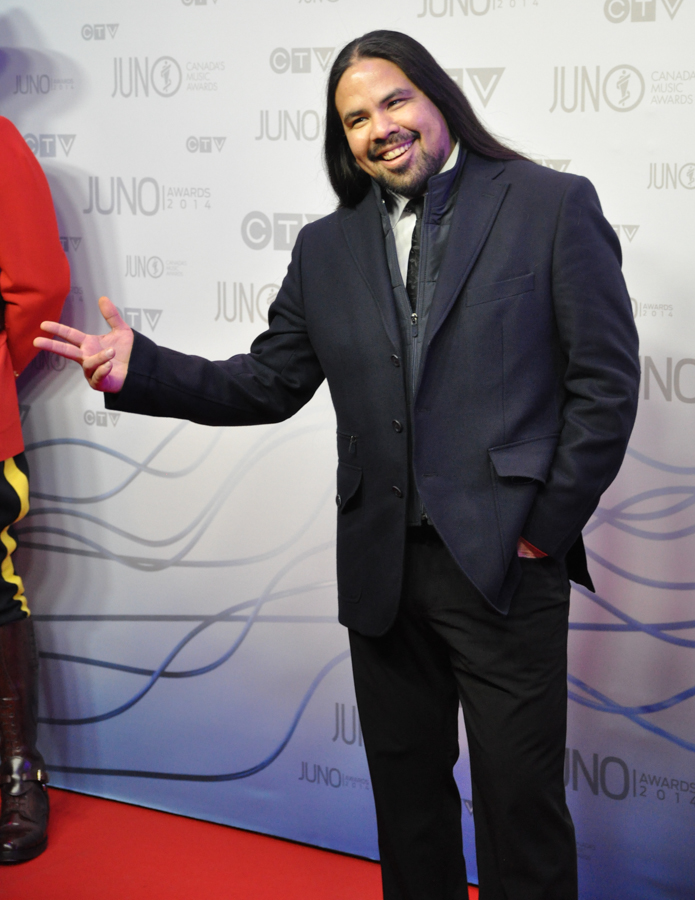 2014 Juno Awards - Red Carpet George Leach - WINNER Aboriginal Album of the Year