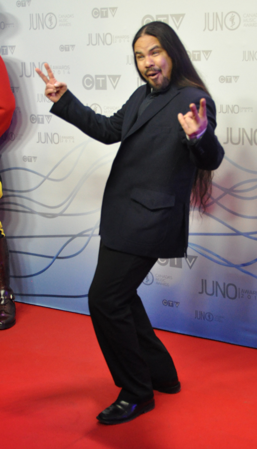 2014 Juno Awards - Red Carpet George Leach - WINNER Aboriginal Album of the Year