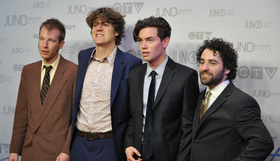 2014 Juno Awards - Red Carpet The Devin Cuddy Band
