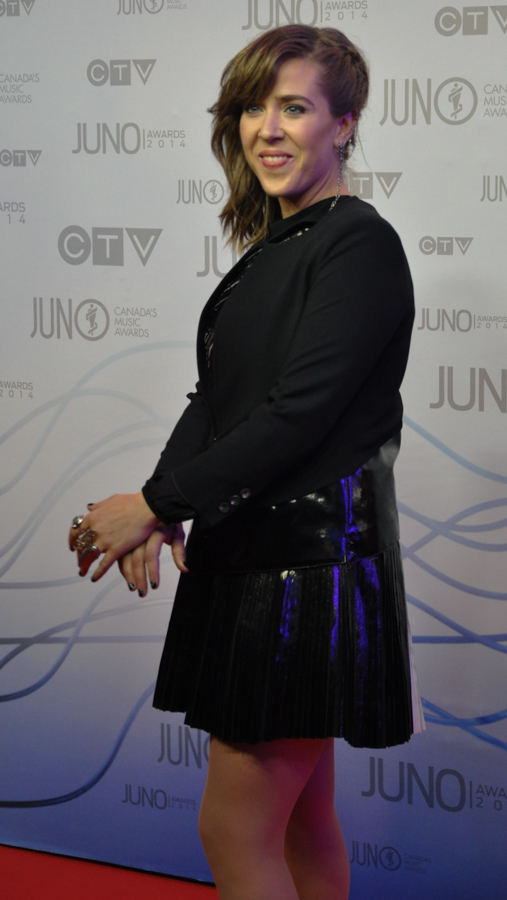 2014 Juno Awards - Red Carpet Serena Ryder - WINNER Artist of the Year, Songwriter of the Year