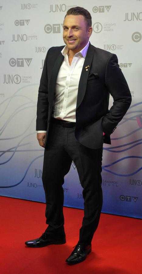 2014 Juno Awards - Red Carpet Johnny Reid - WINNER Adult Contemporary Album of the Year