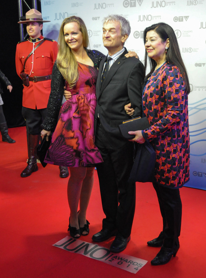 2014 Juno Awards - Red Carpet Frank Davies - Walt Grealis Special Achievement Award