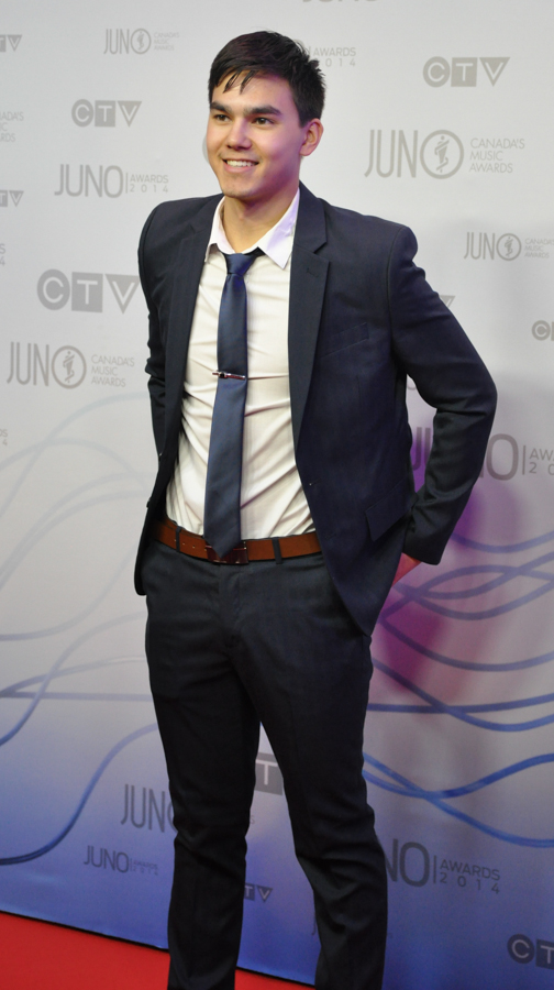 2014 Juno Awards - Red Carpet Tyler Shaw