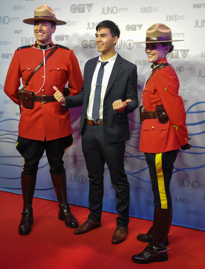 2014 Juno Awards - Red Carpet Tyler Shaw