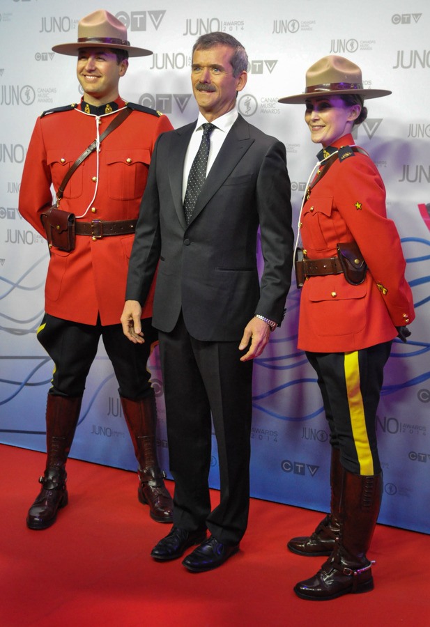 2014 Juno Awards - Red Carpet Commander Chris Hadfield