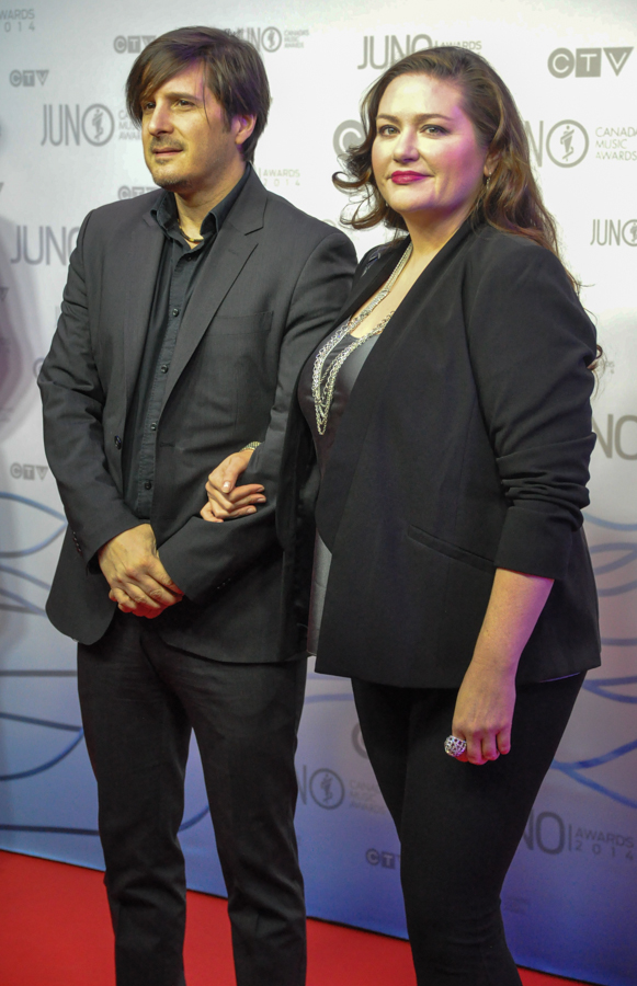 2014 Juno Awards - Red Carpet Amy McConnell and William Sperandel