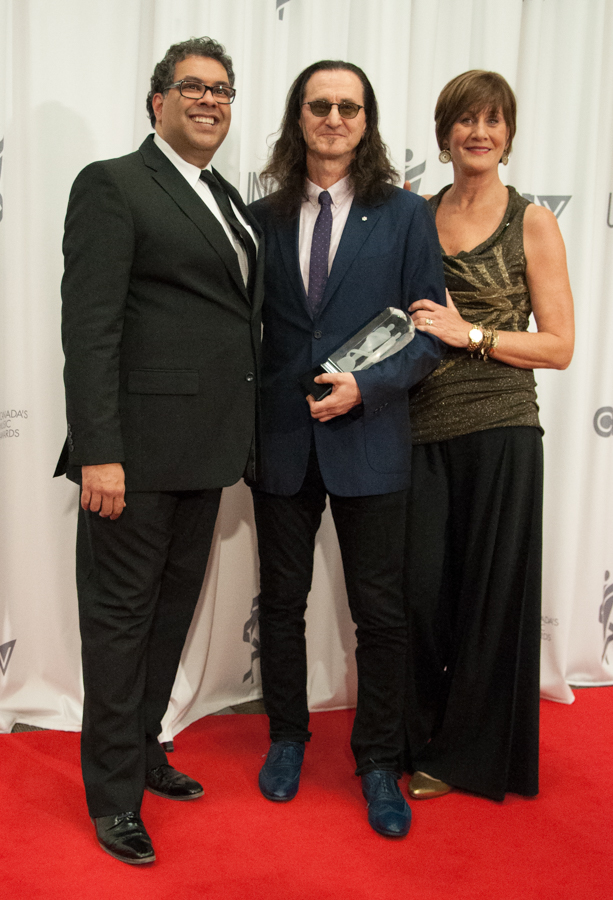 2015 Juno Awards - Geddy Lee, Naheed Nenshi, Denise Donlon