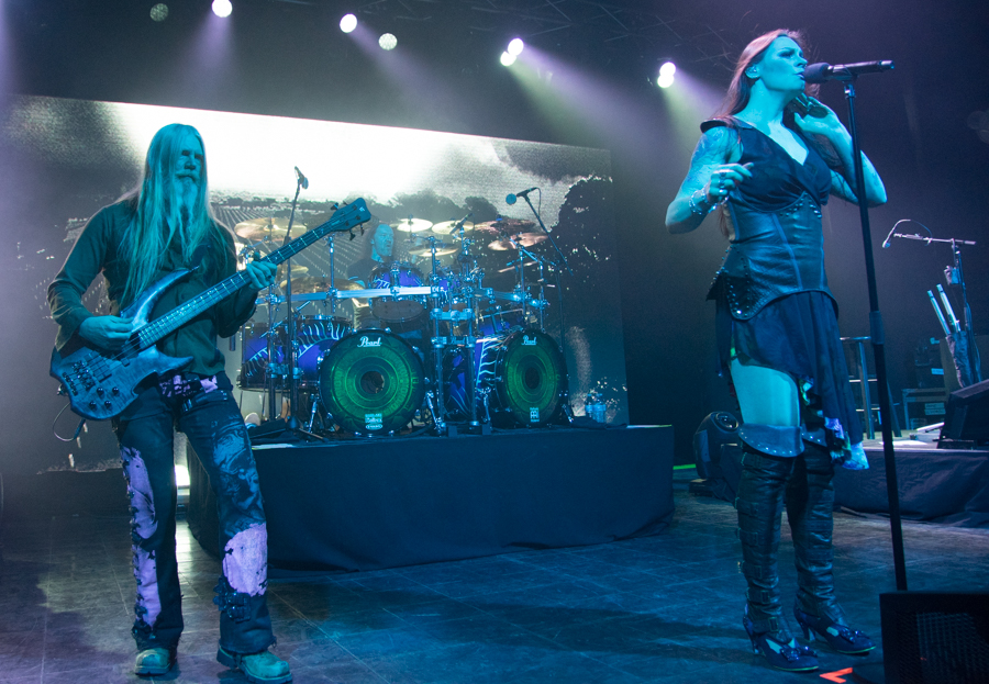 Marco Hietala, Kai Hahto, Floor Jansen - Nightwish - Decades Tour - Rapids Theater, Niagara Falls, NY - 23-Mar-2018