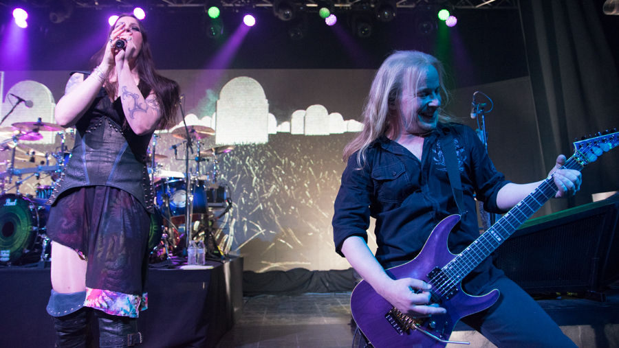 Floor Jansen, Emppu Vuorinen - Nightwish - Decades Tour - Rapids Theater, Niagara Falls, NY - 23-Mar-2018