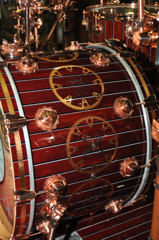 RUSH Time Machine Tour - Neil's Drum Kit Kick Drum Close Up