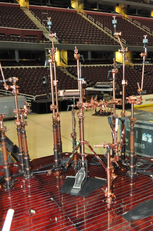 RUSH Time Machine Tour - Neil's Drum Kit Stands