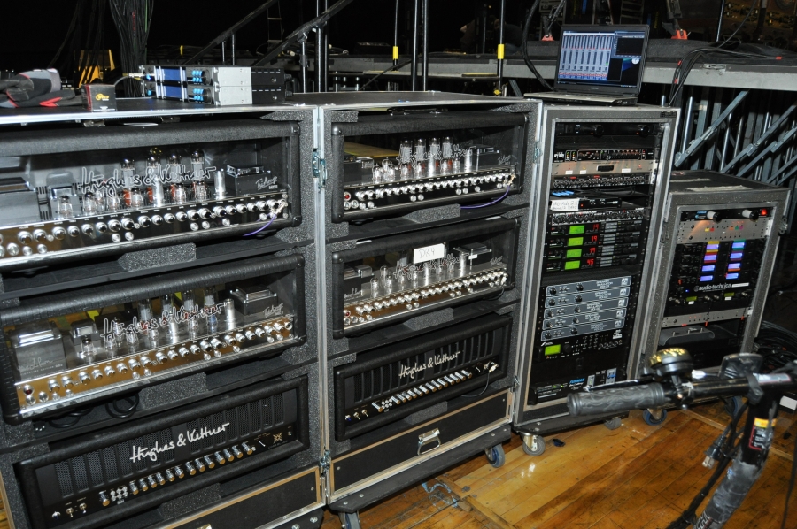 RUSH Time Machine Tour - Alex's Hughes & Kettner Amps and Effects Rack