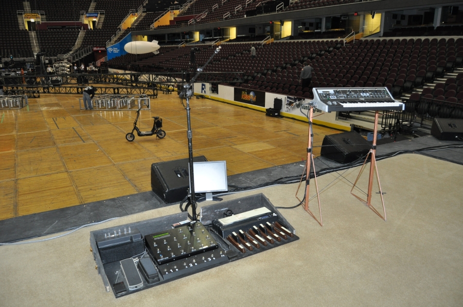 RUSH Time Machine Tour - Alex's On Stage Area