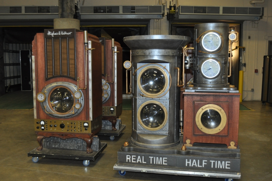 RUSH Time Machine Tour - Parts of Alex and Geddy's Backline waiting back stage