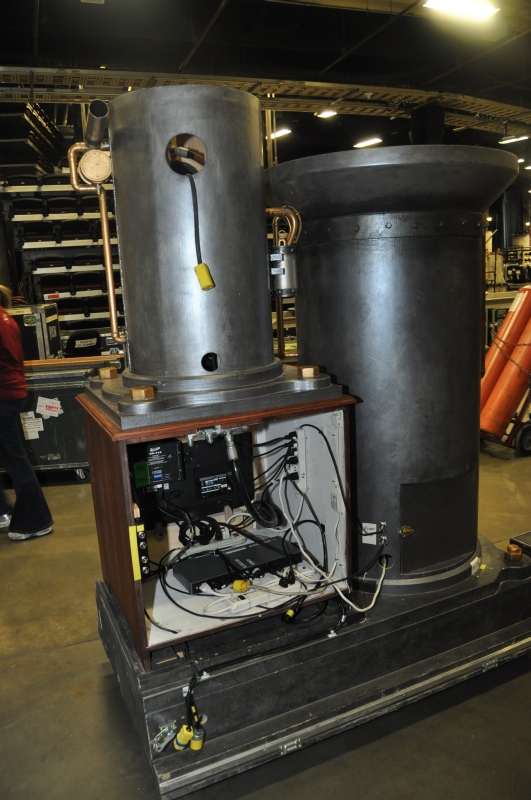 RUSH Time Machine Tour - Parts of Alex and Geddy's Backline waiting back stage