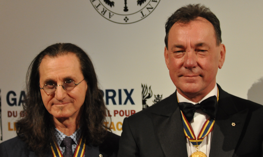 2012 Governor General Performing Arts Awards National Arts Centre - RUSH Geddy Lee, Neil Peart