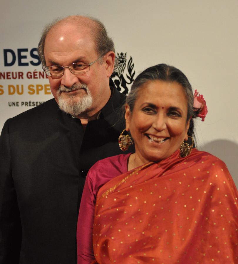 2012 Governor General Performing Arts Awards National Arts Centre - Salman Rushdie with Deepa Mehta