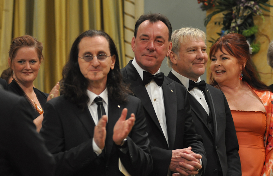 2012 Governor General Performing Arts Awards - RUSH Geddy Lee, Neil Peart, Alex Lifeson