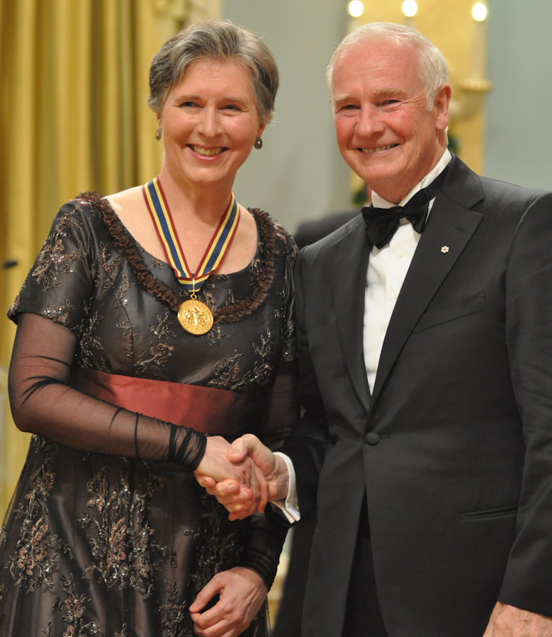 2012 Governor General Performing Arts Awards - Janina Fialkowska with Governor General David Johnston