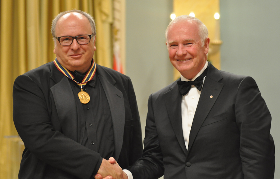 2012 Governor General Performing Arts Awards - Denis Marleau with Governor General David Johnston