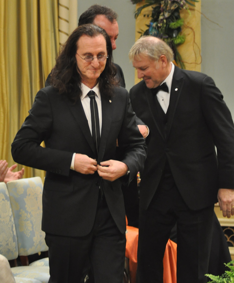 2012 Governor General Performing Arts Awards - RUSH Geddy Lee, Neil Peart, Alex Lifeson